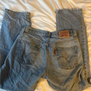 Levi's Light Blue Vintage-Inspired Straight Leg Jeans